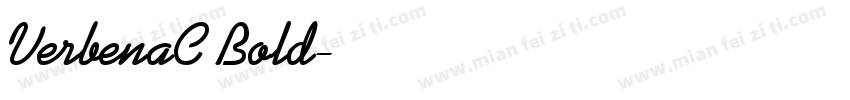 VerbenaC Bold字体转换
